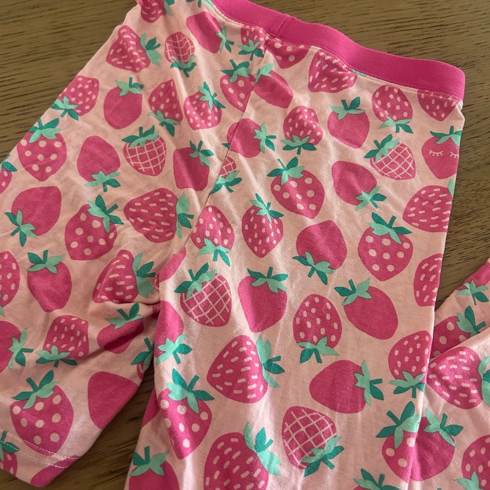 Little Sleepies Water Print Pink Pajamas Short Sleeves & Shorts Girls 7/8 - Picture 4 of 5